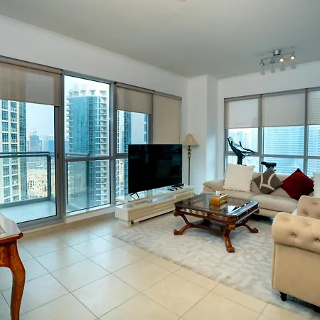 Elegant Apartment Overlooking Dubai Mall Fountain. Exterior photo